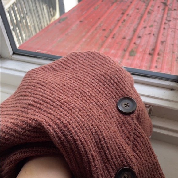 Yes Lola Turtleneck Sweater, Brown, XS - Picture 3 of 3